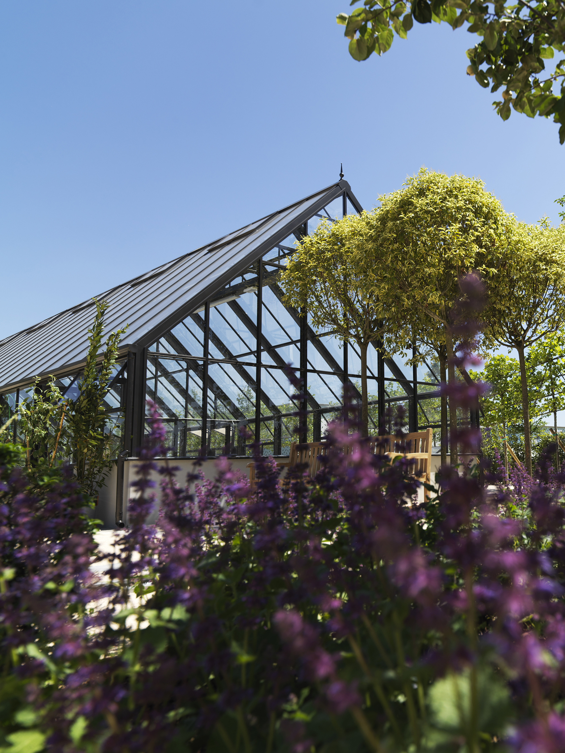 Una sede que alberga oficinas, jardín botánico, invernadero, laboratorio de investigación y desarrollo, planta de producción y área de formación.