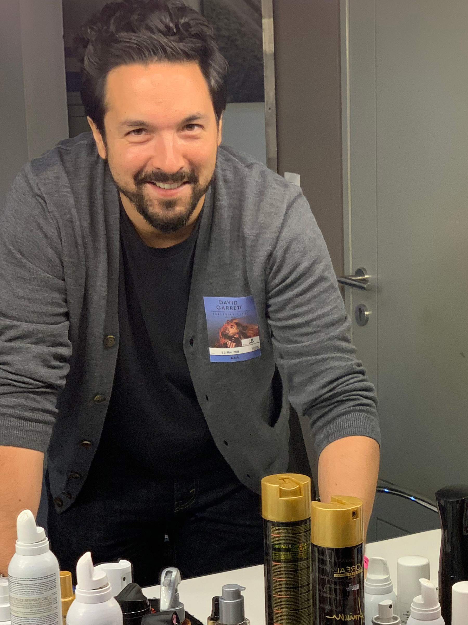 mariano mora, backstage gira "explosive live" David garrett, auditorio nacional, ciudad de méxico