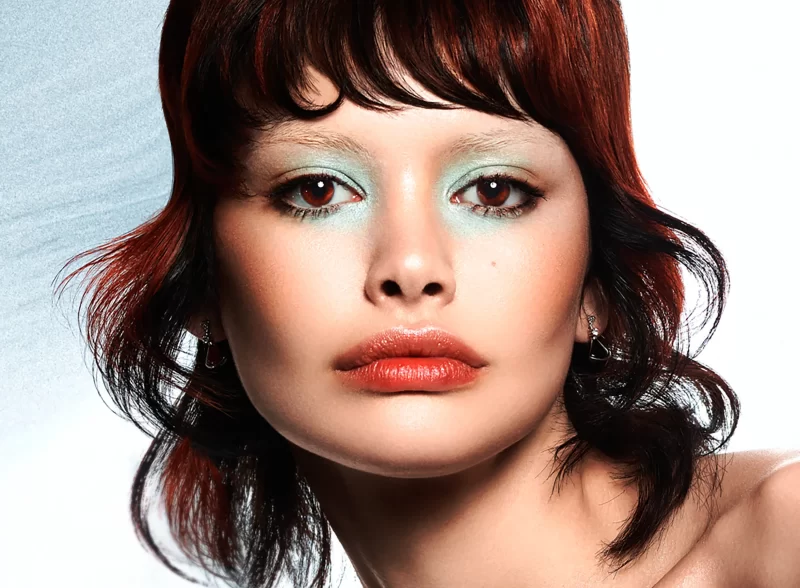 Audace, Anna Pacito, John Rawson, looks femeninos, looks comerciales, corte de pelo, moda para el pelo, diseño de color, castaó, rojizo, fleco, ondas