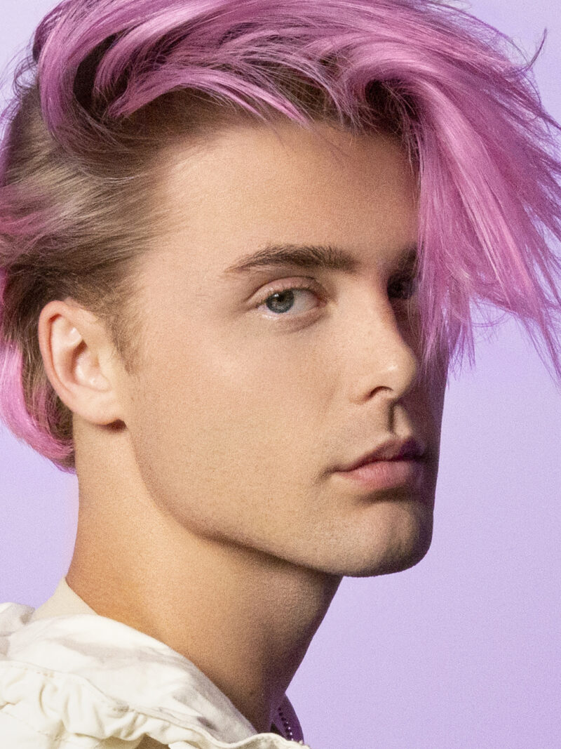 PRAVANA VIVIDS, diseño de color fantasía, corto, lacio, look urbano, look urbano, look comercial, look masculino, pintar el pelo, color de pelo, color de cabello, pelo arcoíris
