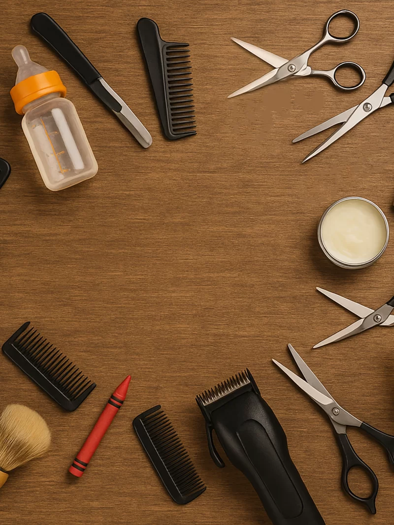 Balance entre paternidad y peluquería