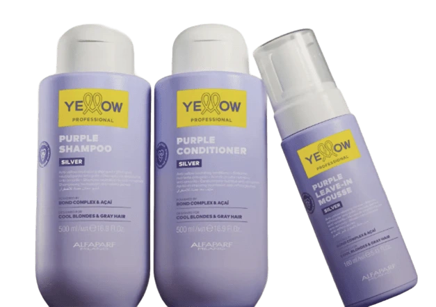 Línea Silver de Yellow Professional: cabello rubio y gris perfecto