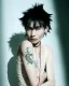 Corte punk masculino con puntas levantadas estilo Lost Boys por Sam Elliot.