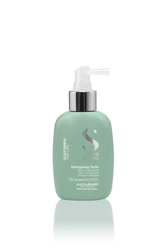 Tónico Energizing Tonic Semi di Lino Scalp Renew de Alfaparf Milano Professional para estimular el crecimiento capilar